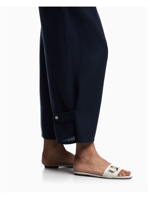 J4E relaxed fit linen trousers Emporio Armani | EW000227 AF12679.MB010